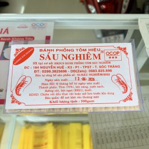 Bánh phồng tôm không tiêu 250g